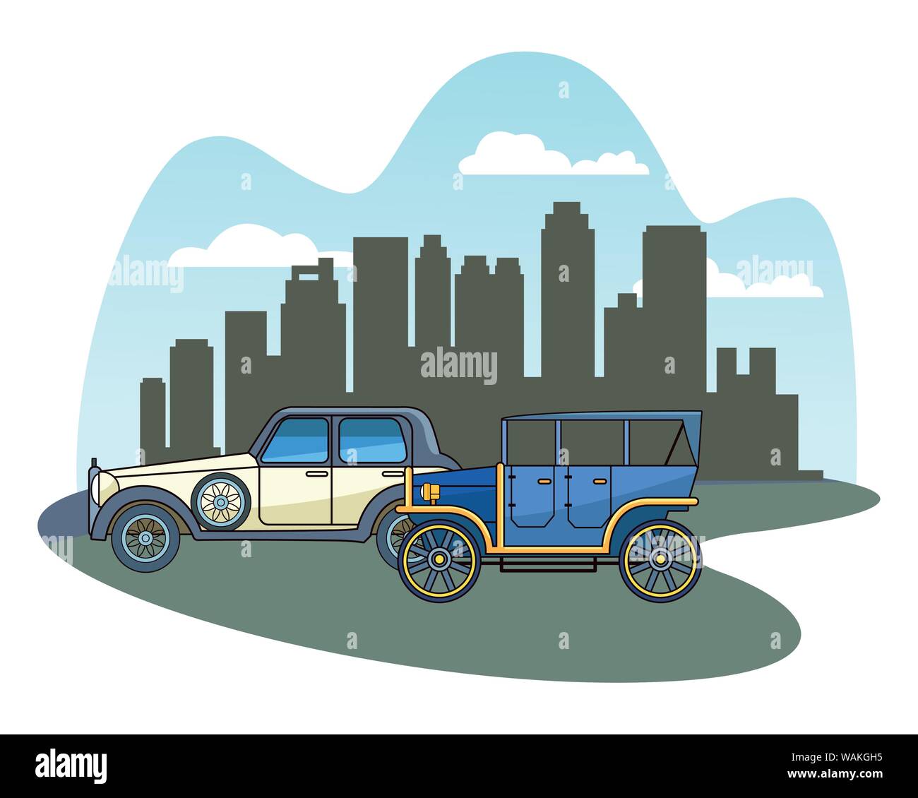 Vintage and classic cars vehicles Stock Vector Image & Art - Alamy