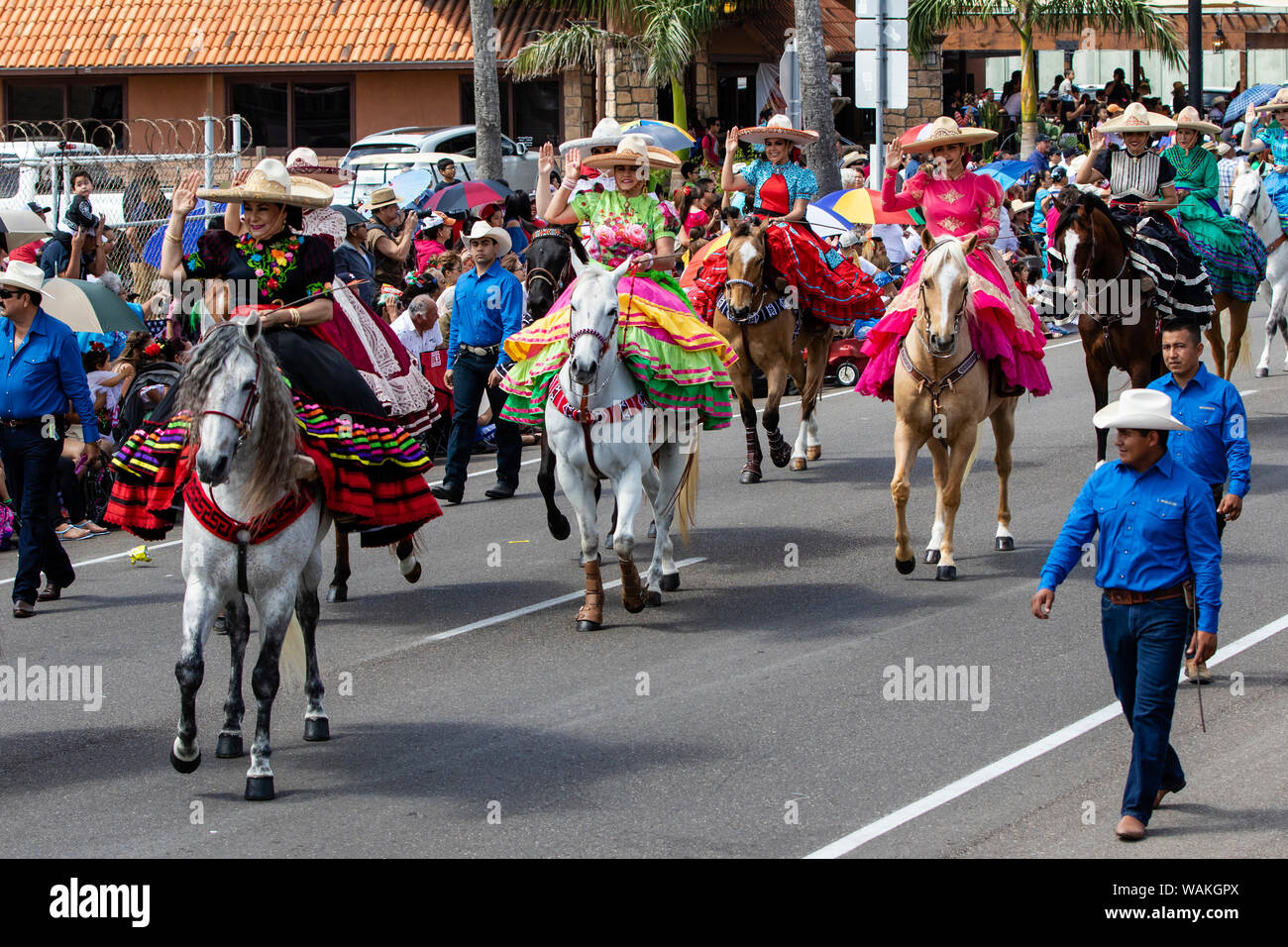 Charro Days Festival in Brownsville, Texas. (Editorial Use Only Stock