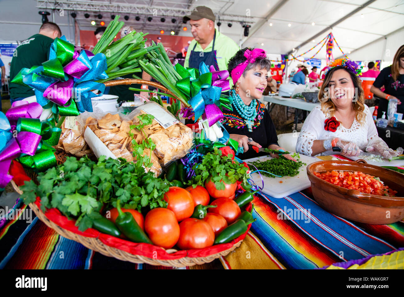 Charro Days Festival in Brownsville, Texas. (Editorial Use Only) Stock Photo