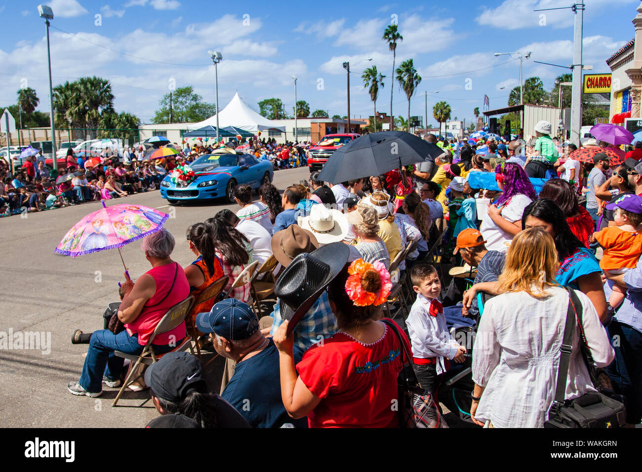 Charro Days Festival in Brownsville, Texas. (Editorial Use Only) Stock Photo
