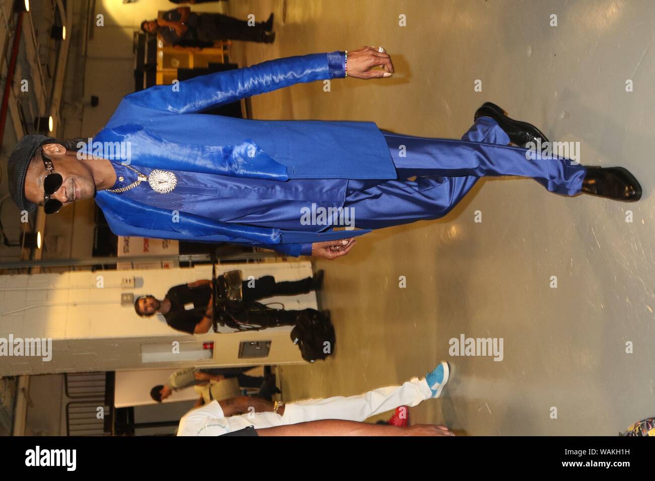 New York, NY, USA. 20th Aug, 2019. Snoop Dogg backstage at the Power Season 6 Premiere August 20, 2019 at Madison Square Garden in New York City. Photo Credit: Walik Goshorn/Mediapunch/Alamy Live News Stock Photo