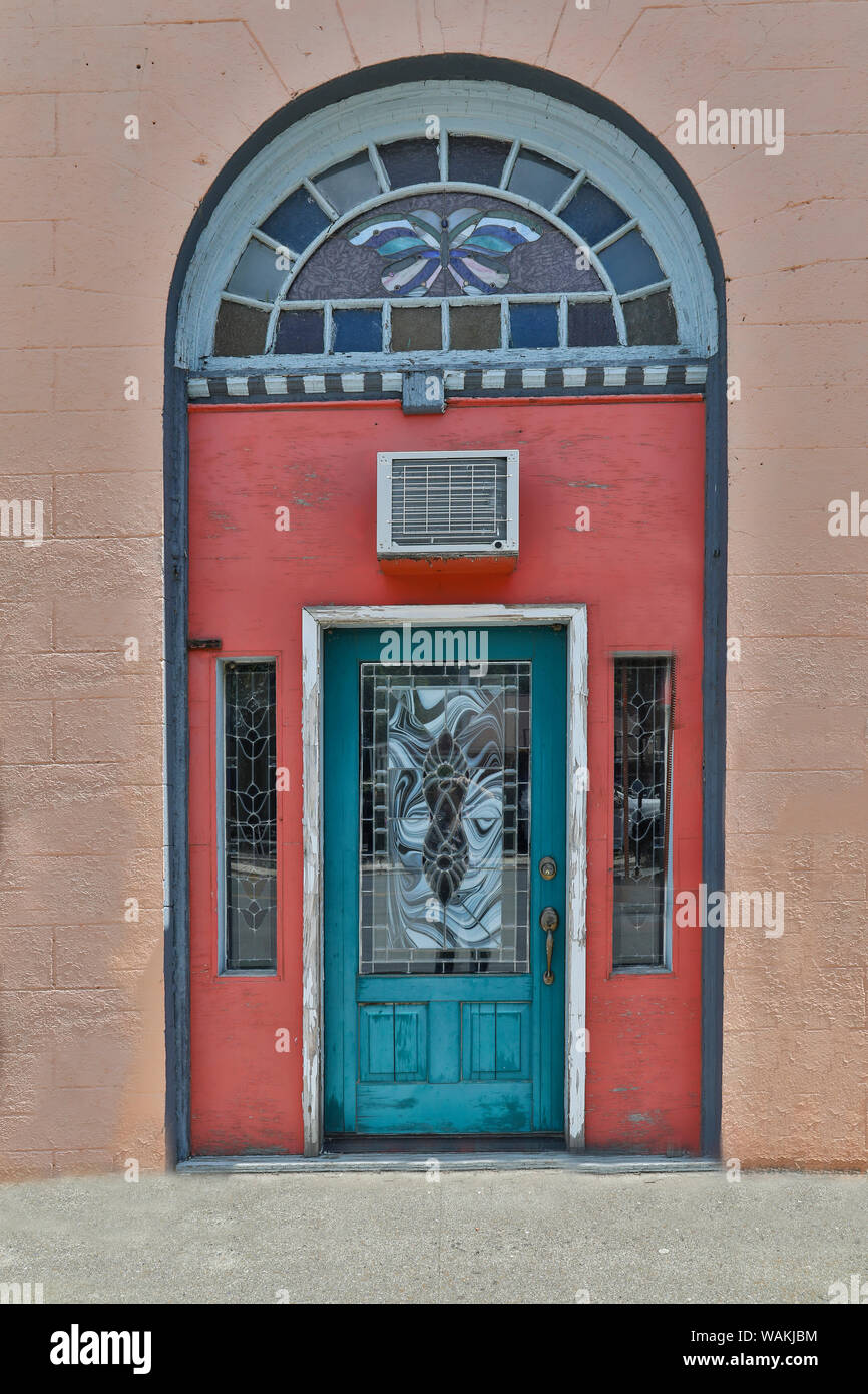 Fancy doorway Palouse, Eastern Washington Stock Photo