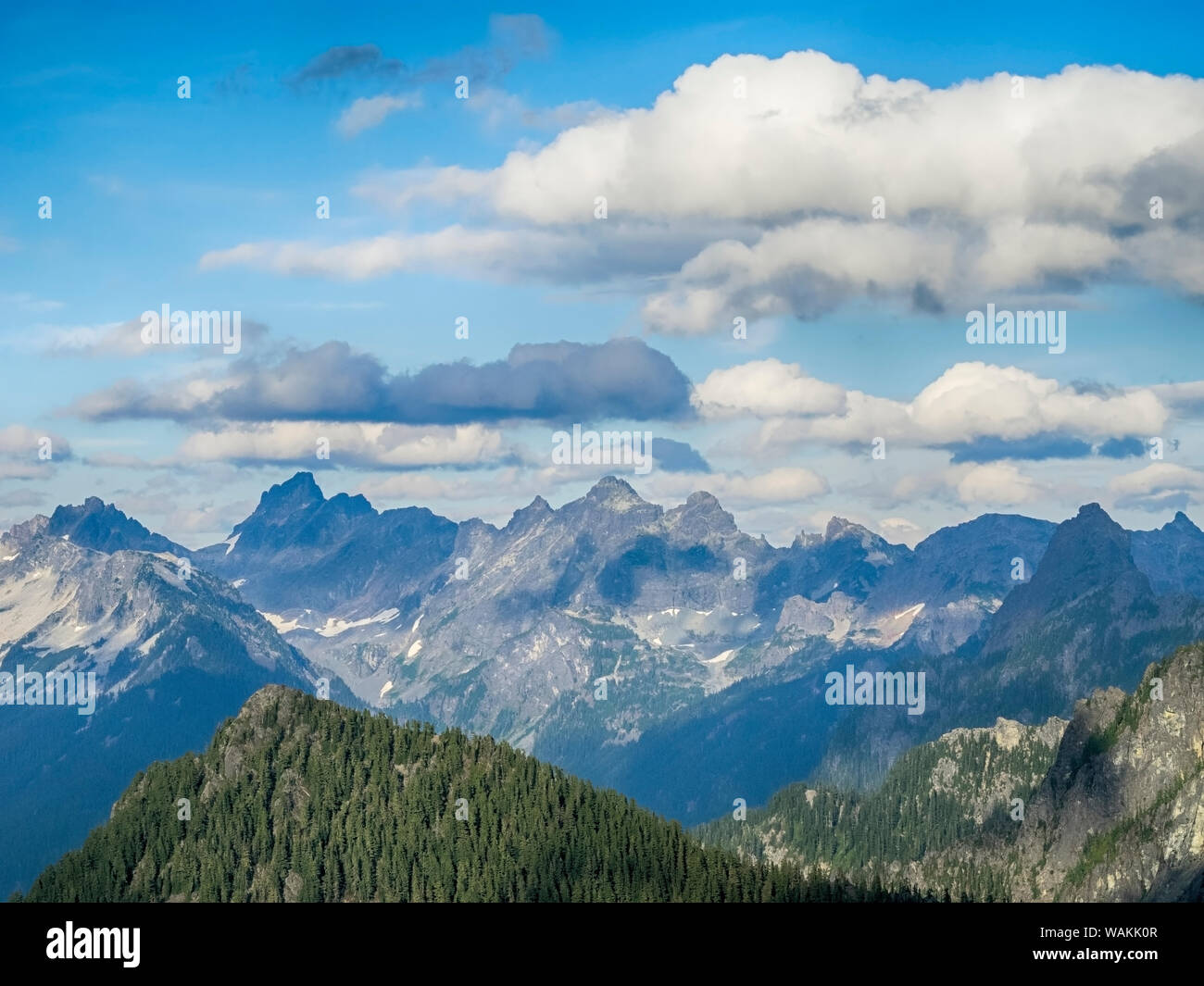 Washington State, Alpine Lakes Wilderness. Central Cascades Stock Photo