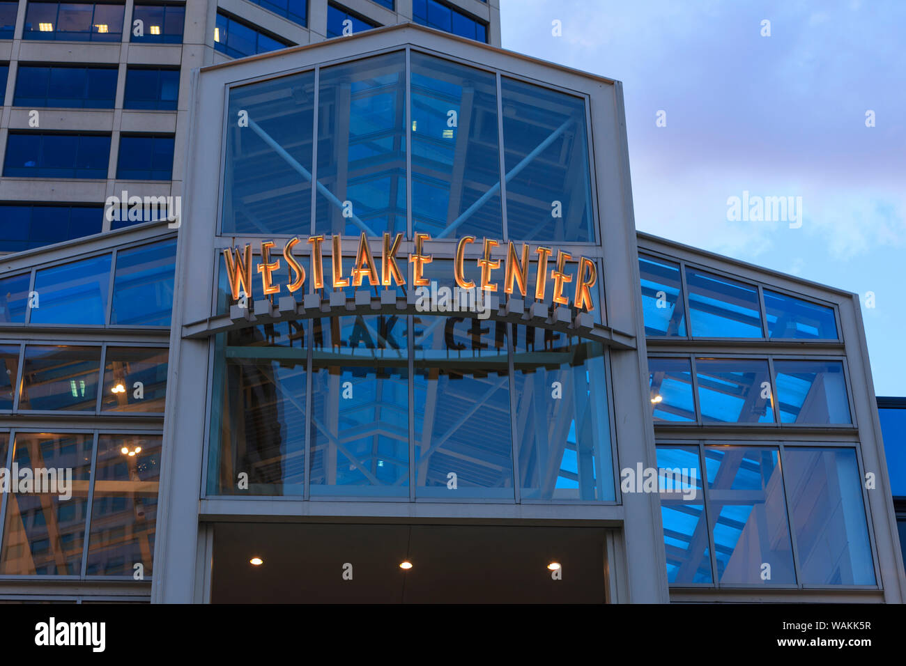 Westlake Center, Seattle, Washington State, USA (Editorial Use Only) Stock Photo