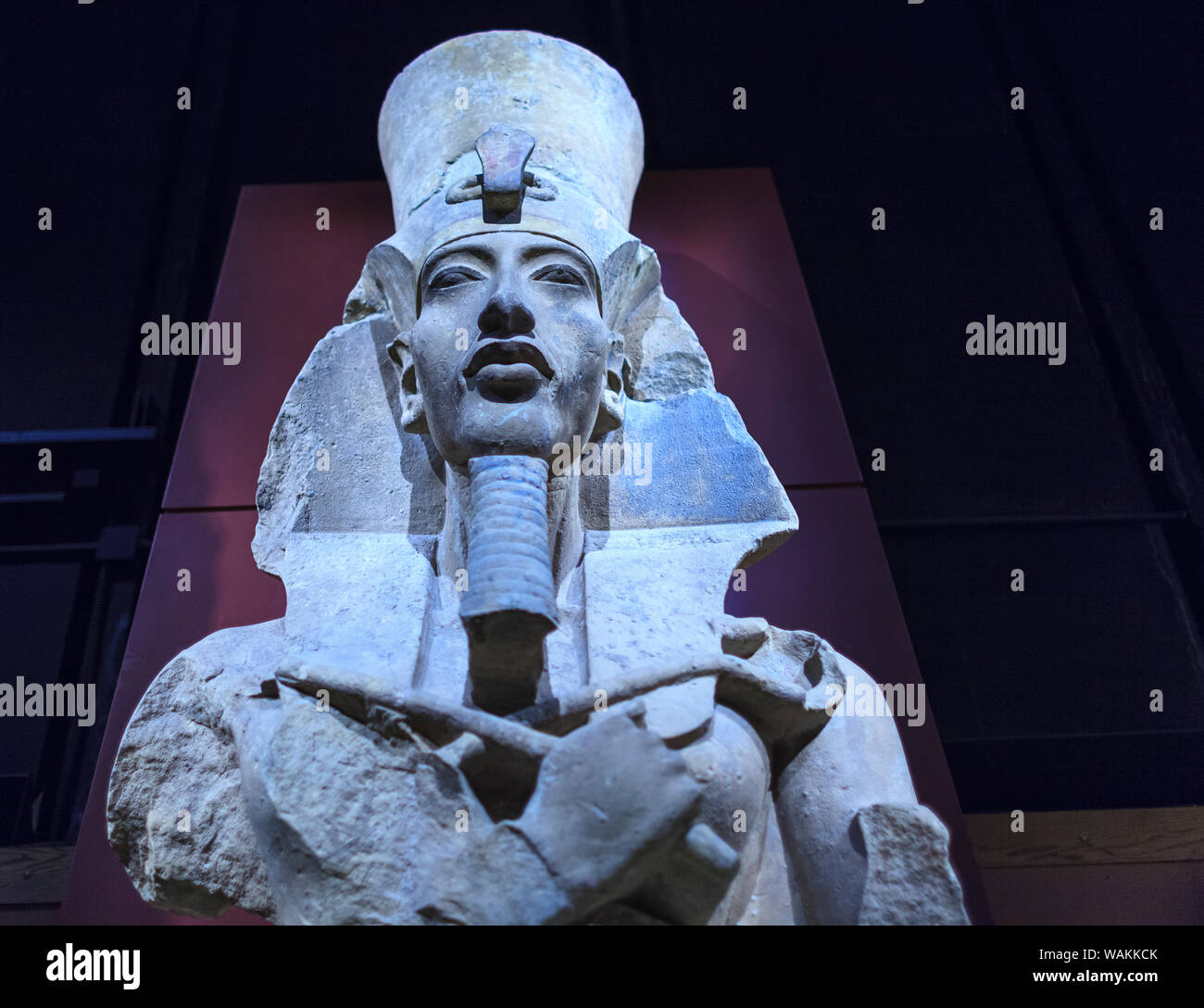 King Tutankhamun, the Golden King and Great Pharaohs exhibition, Seattle Center, Washington State (Editorial Use Only) Stock Photo