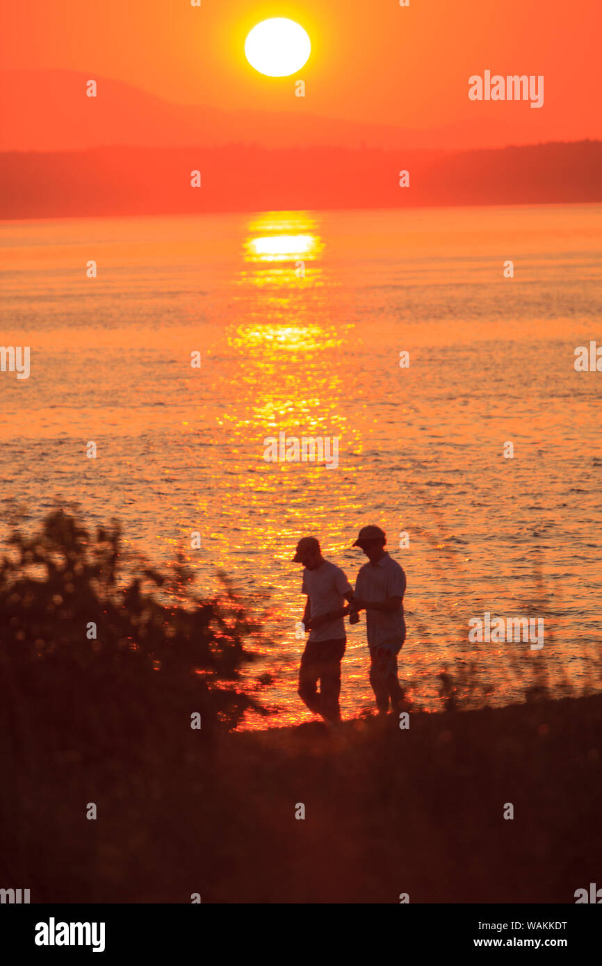 Golden Gardens City Park Ballard Seattle Washington State Usa