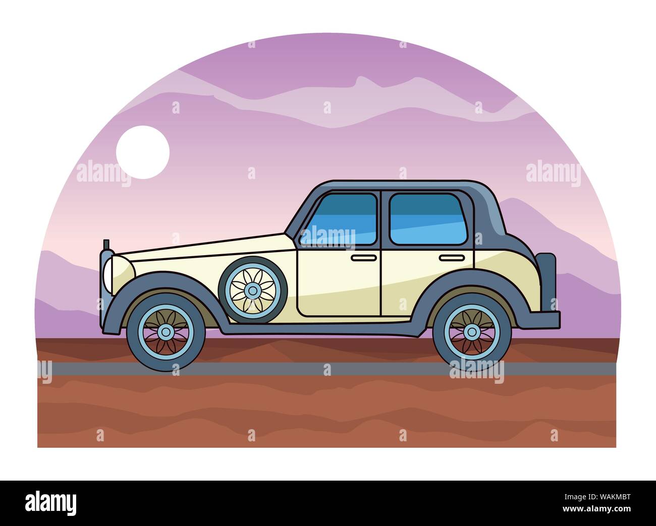 Classic antique car vehicle Stock Vector Image & Art - Alamy