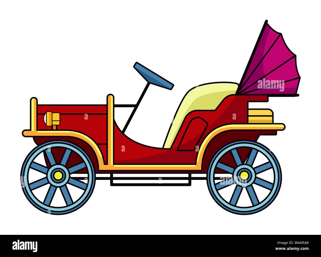 Classic antique car vehicle Stock Vector Image & Art - Alamy