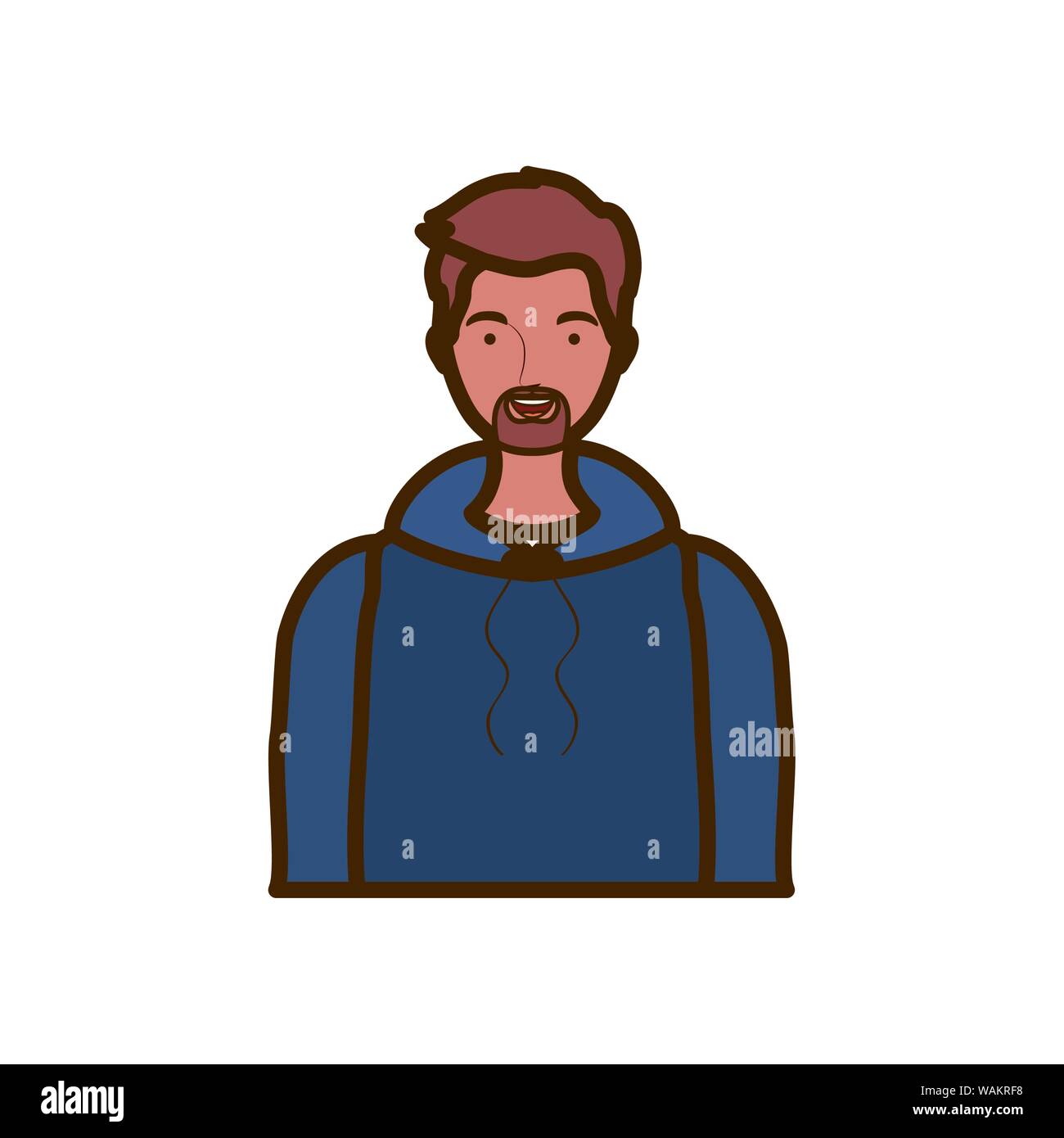 young man on white background Stock Vector Image & Art - Alamy