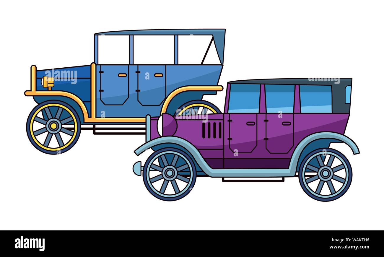 Vintage and classic cars vehicles Stock Vector Image & Art - Alamy