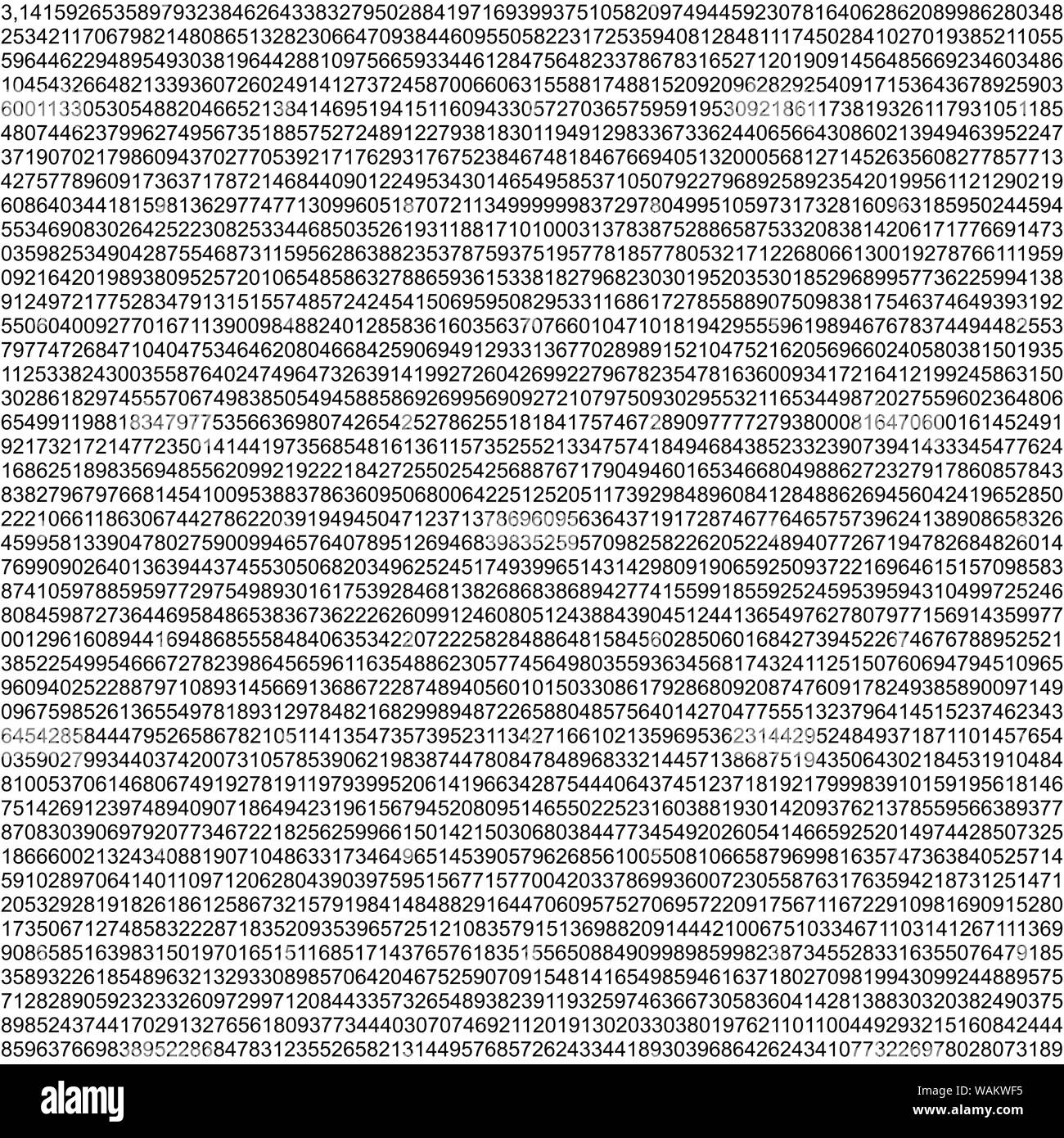 The Pi Symbol Mathematical Constant Irrational Number Greek Letter Background Stock Photo Alamy