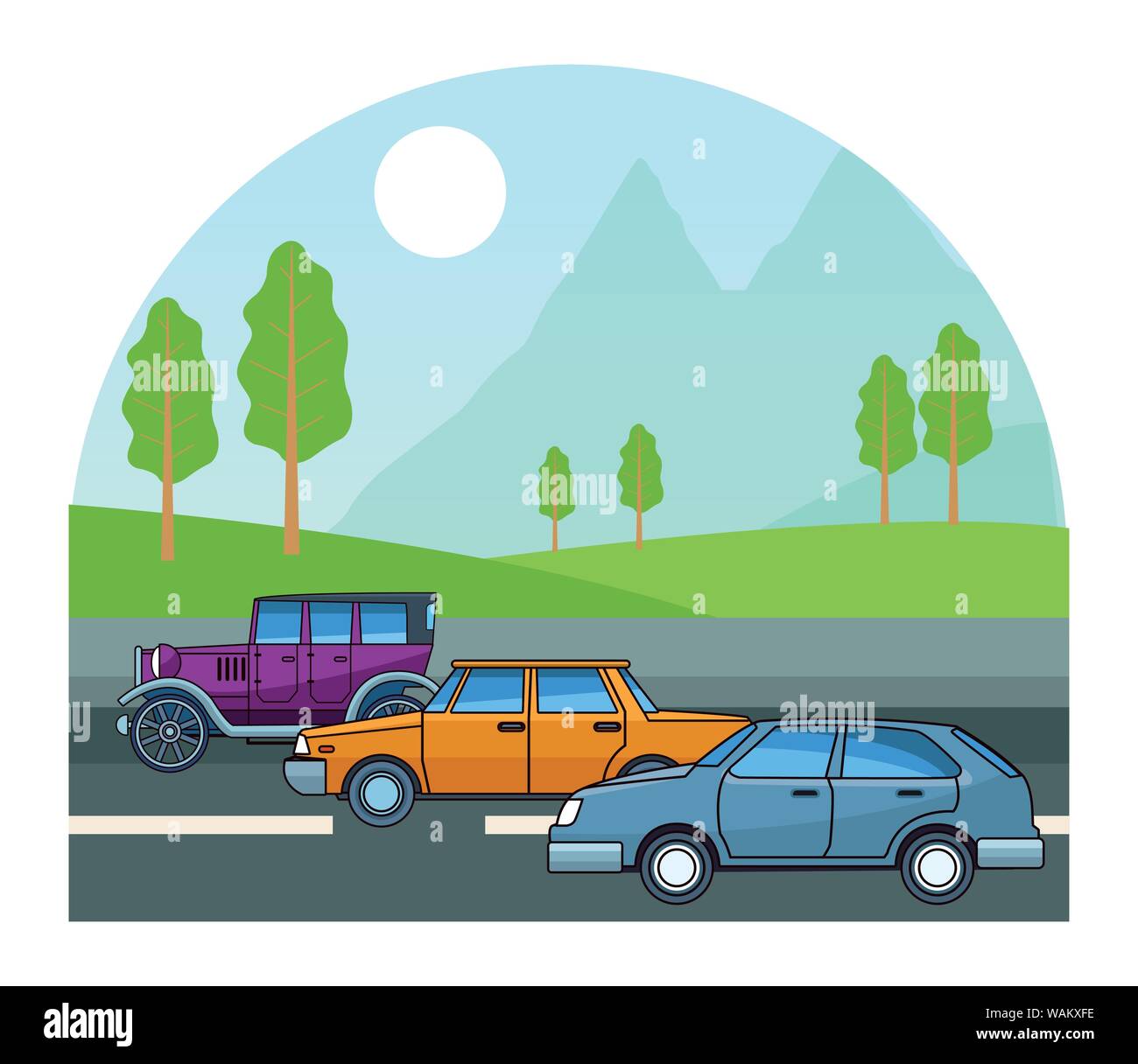 Vintage and classic cars vehicles Stock Vector Image & Art - Alamy