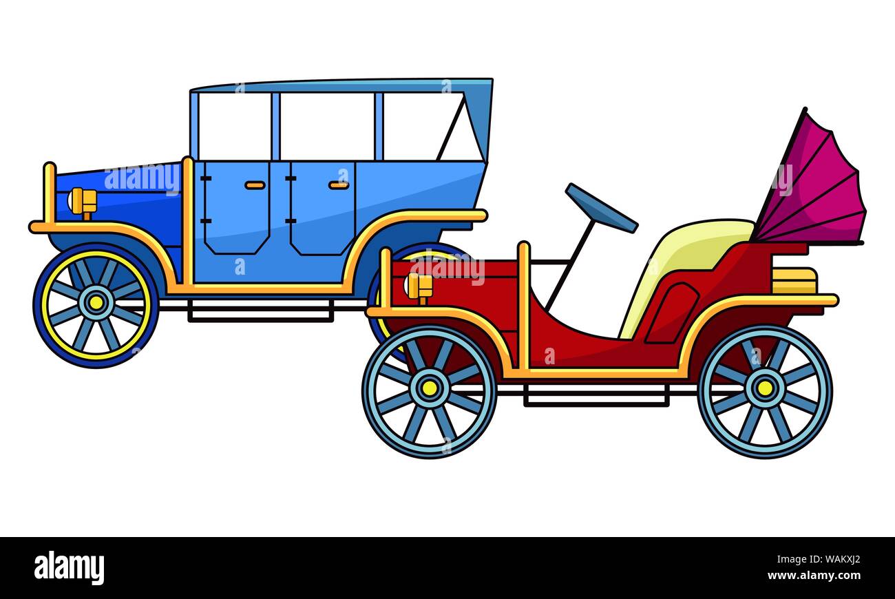 Vintage and classic cars vehicles Stock Vector Image & Art - Alamy