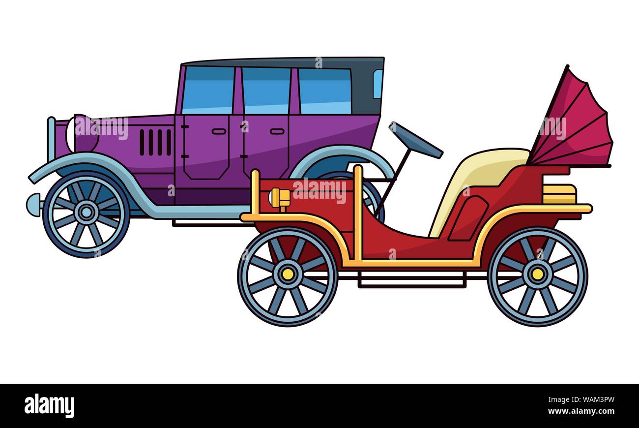 Vintage and classic cars vehicles Stock Vector Image & Art - Alamy