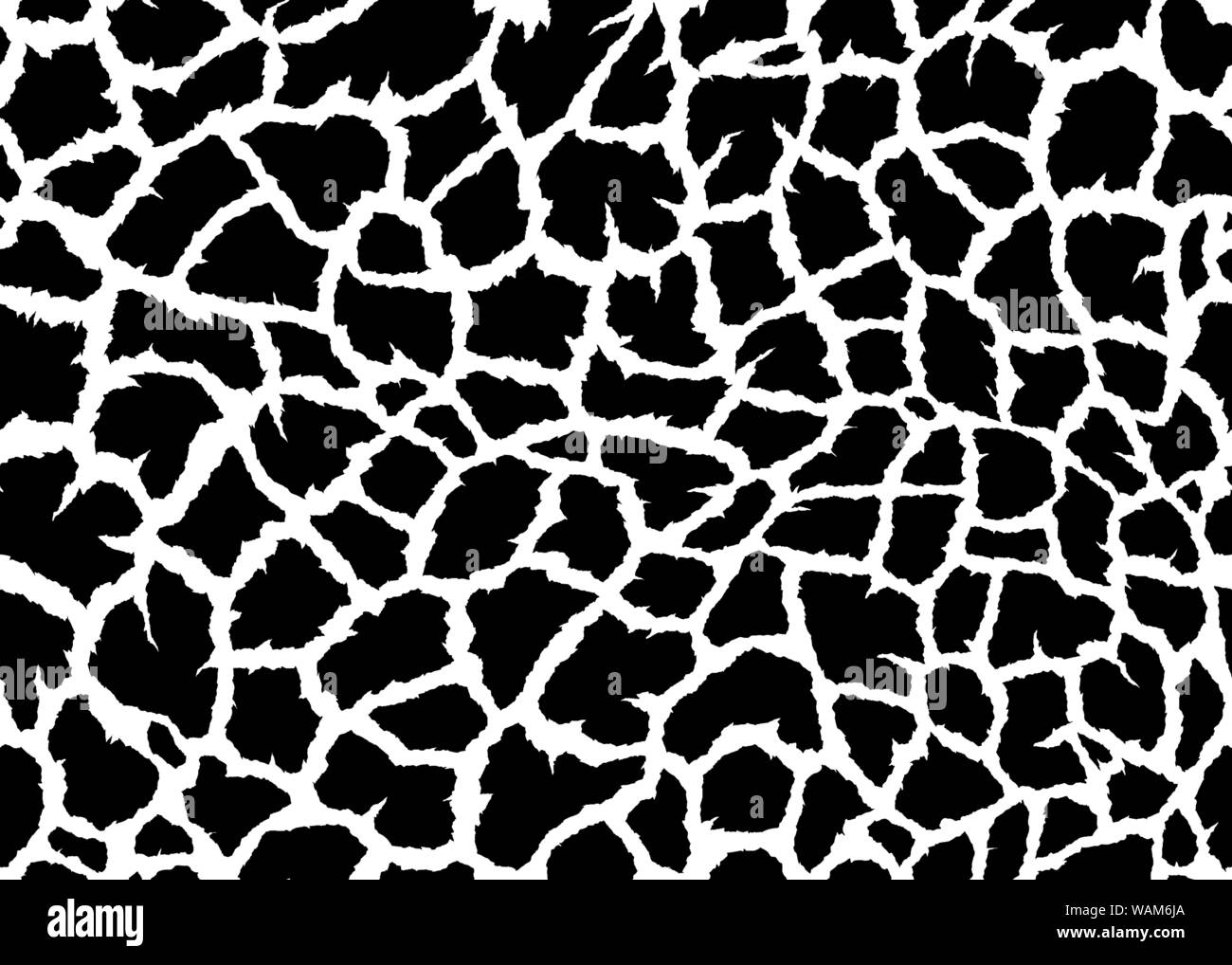 Giraffe Pattern Black And White