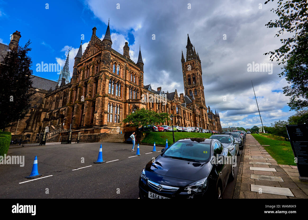 Glasgow University (GLAS1) Stock Photo