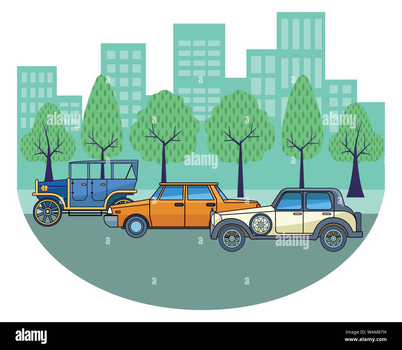 Vintage and classic cars vehicles Stock Vector Image & Art - Alamy