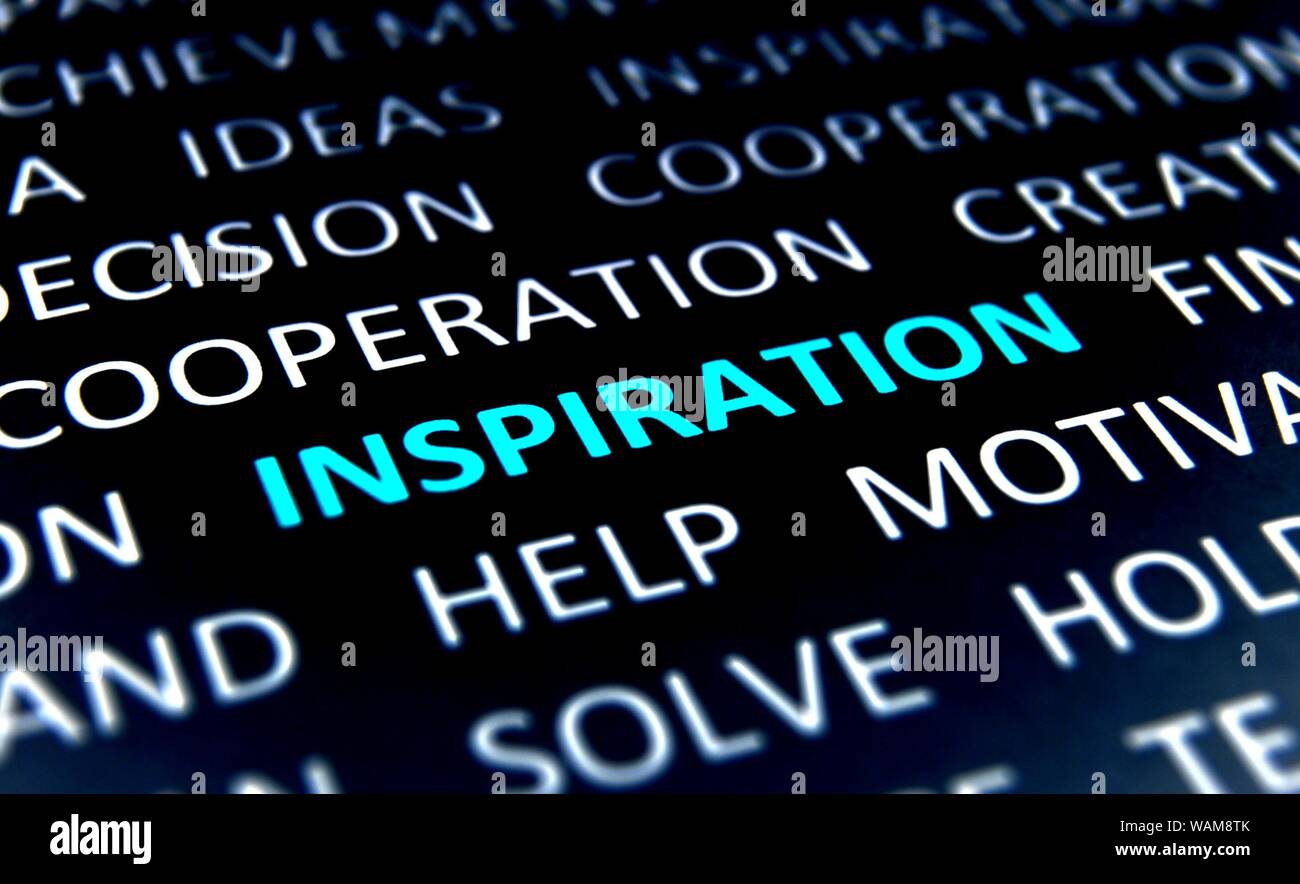 Background with words help, direction, cooperation, solve view left ...