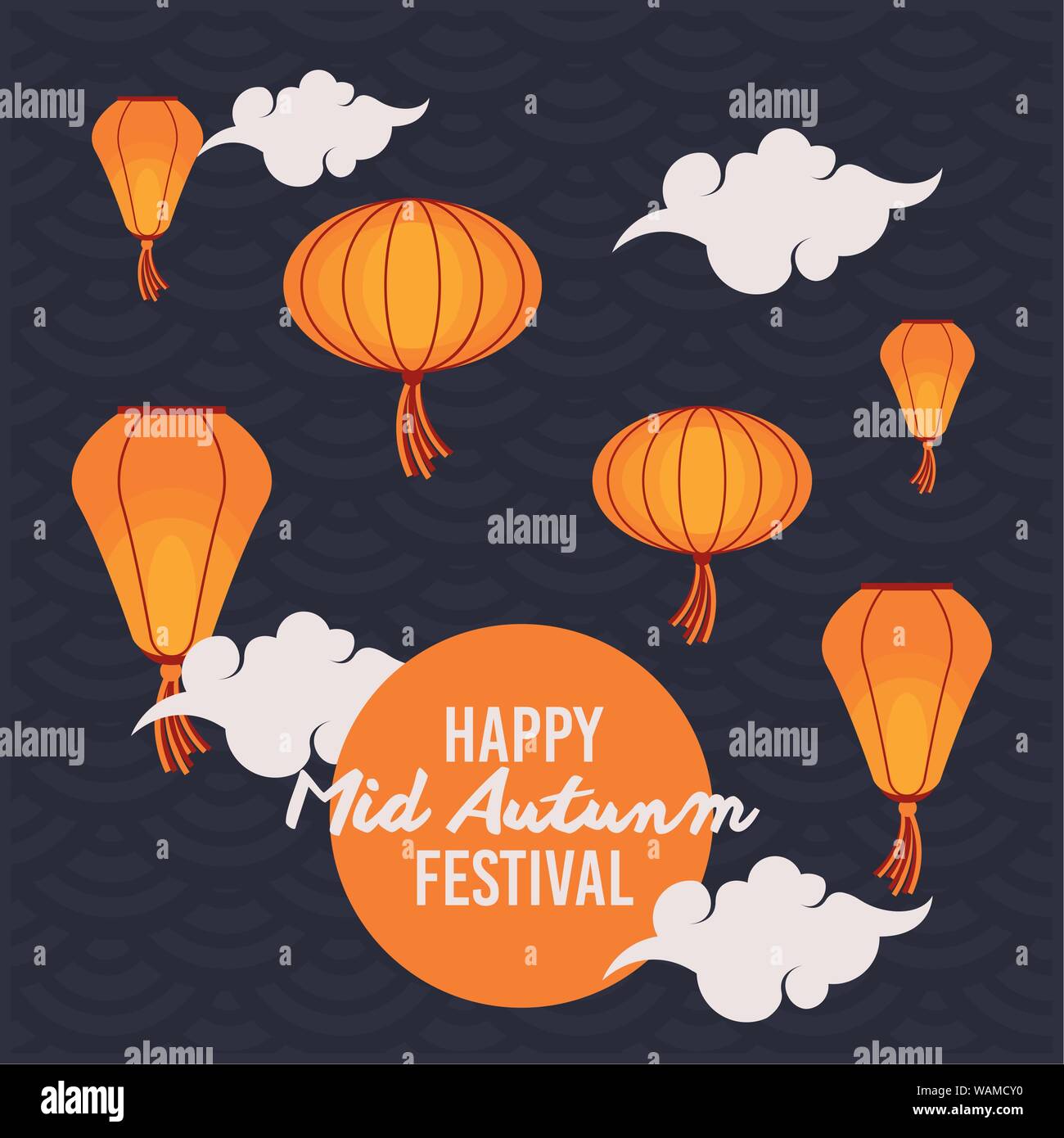 Mid autumn festival card hi-res stock photography and images - Alamy