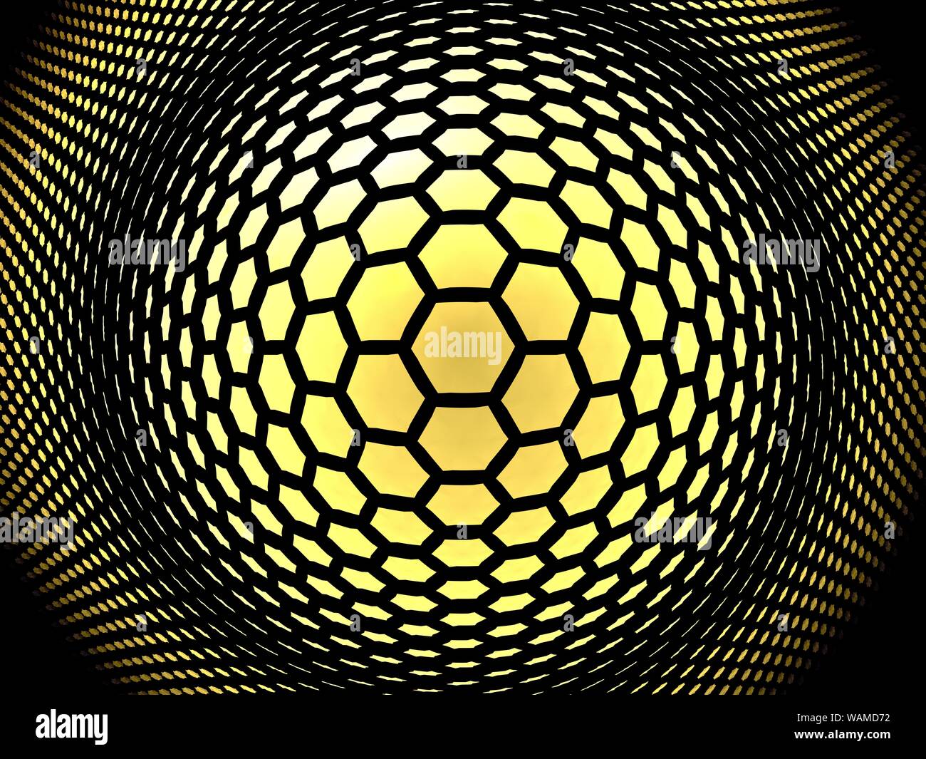 Creative hexagon illustration hi-res stock photography and images - Alamy
