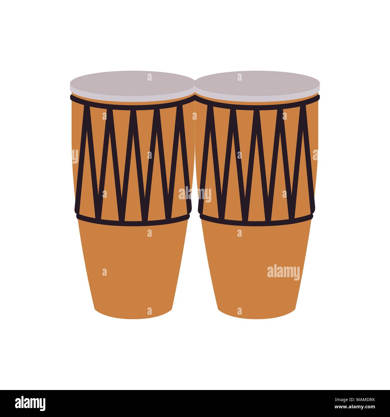 musical instrument congas on white background Stock Vector Image & Art
