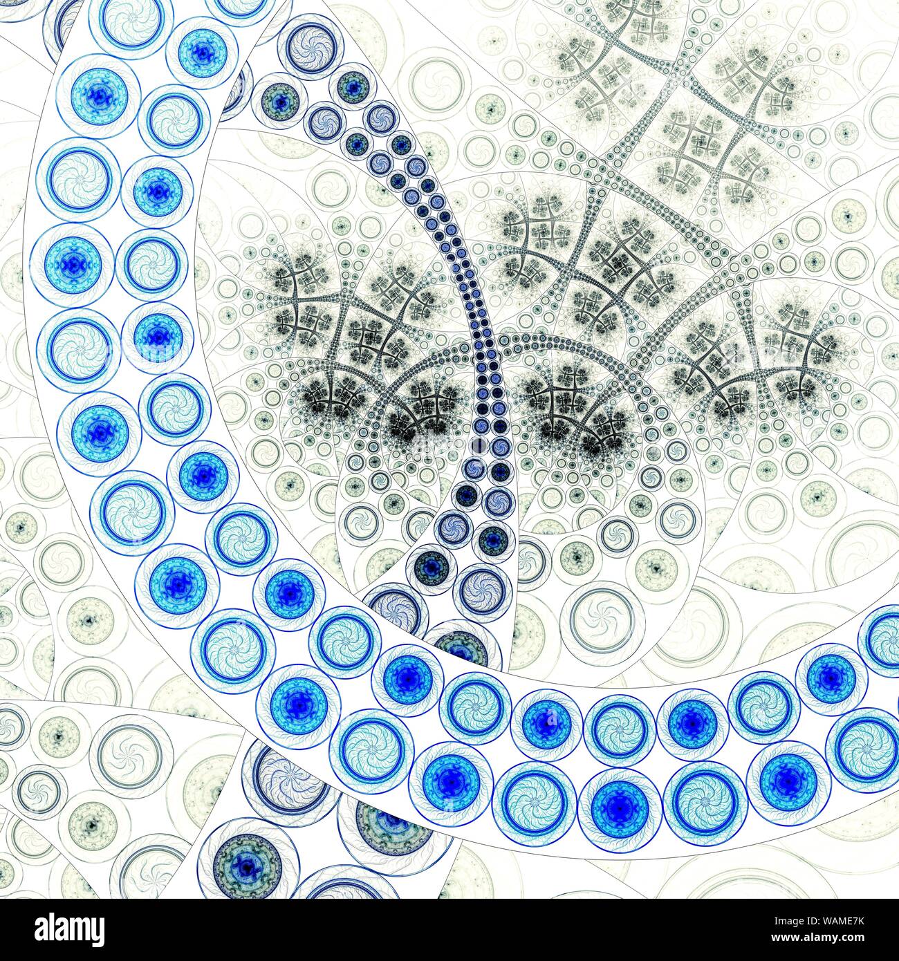 Dark fractal artwork, abstraction of a clockwork Stock Photo - Alamy