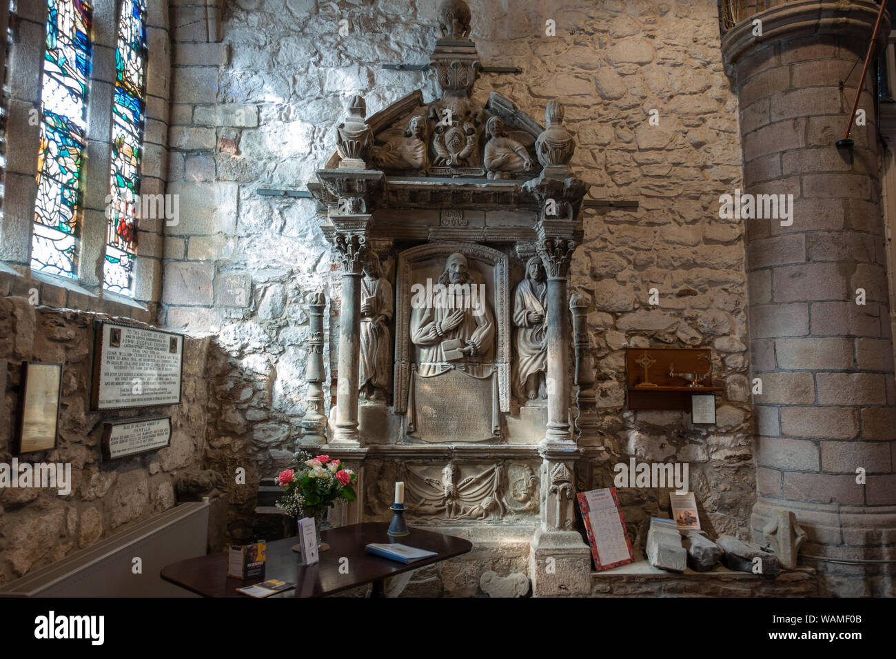 Interior of St. Machar’s Cathedral, Old Aberdeen, Aberdeen, Scotland, UK Stock Photo