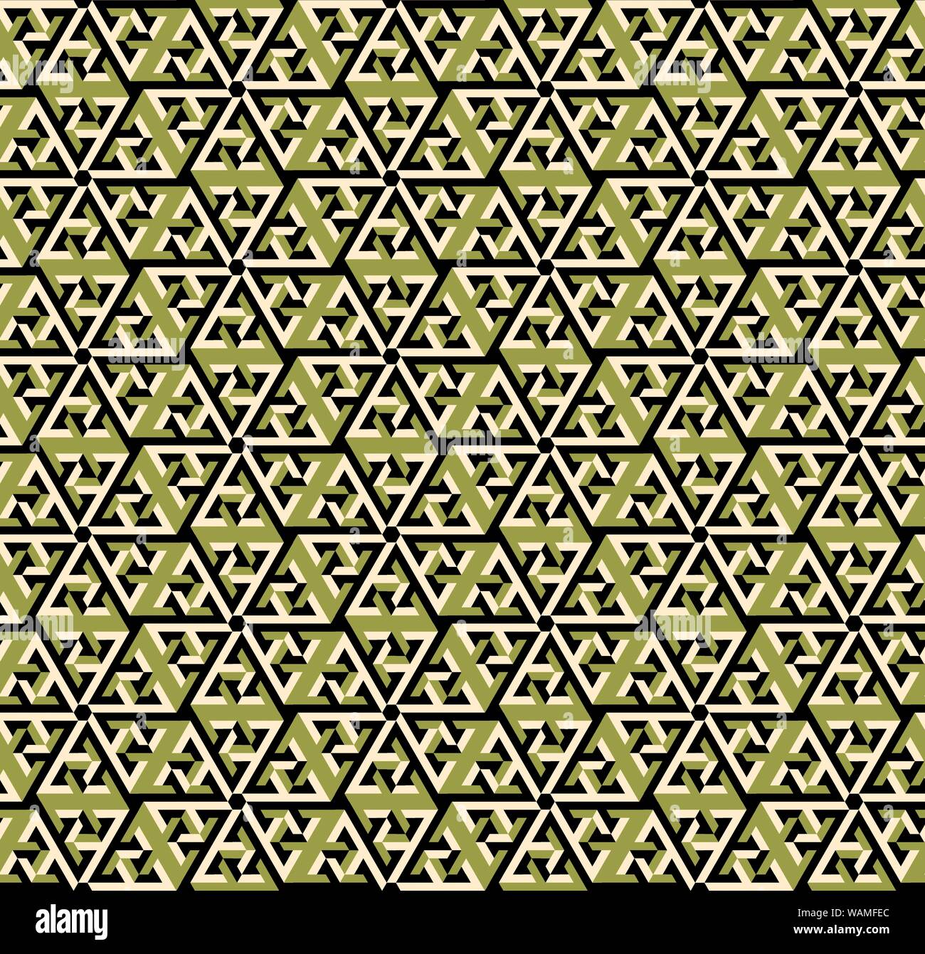 Hexagon art mosaic hi-res stock photography and images - Alamy