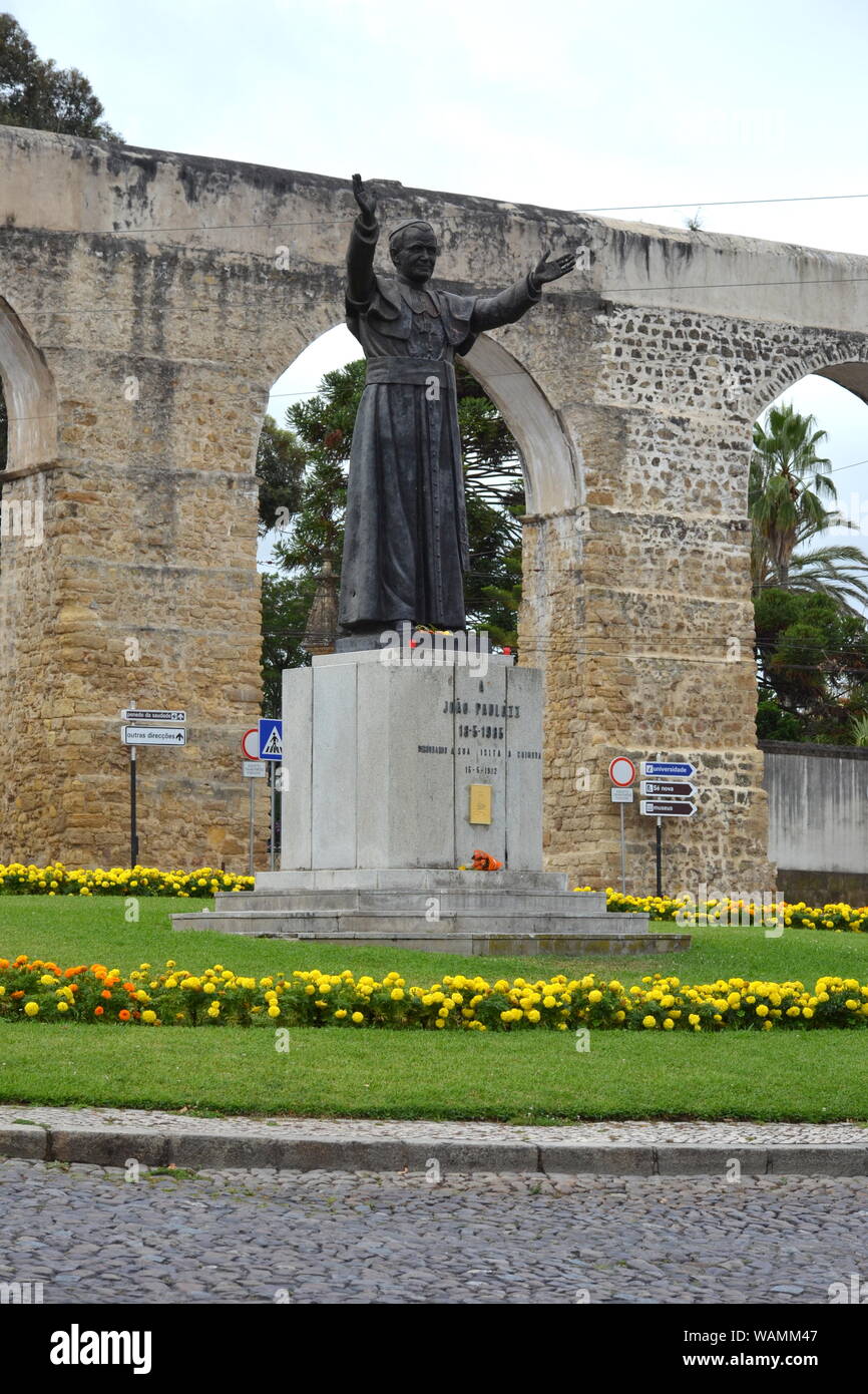 Statue of John Paul II Stock Photo - Alamy