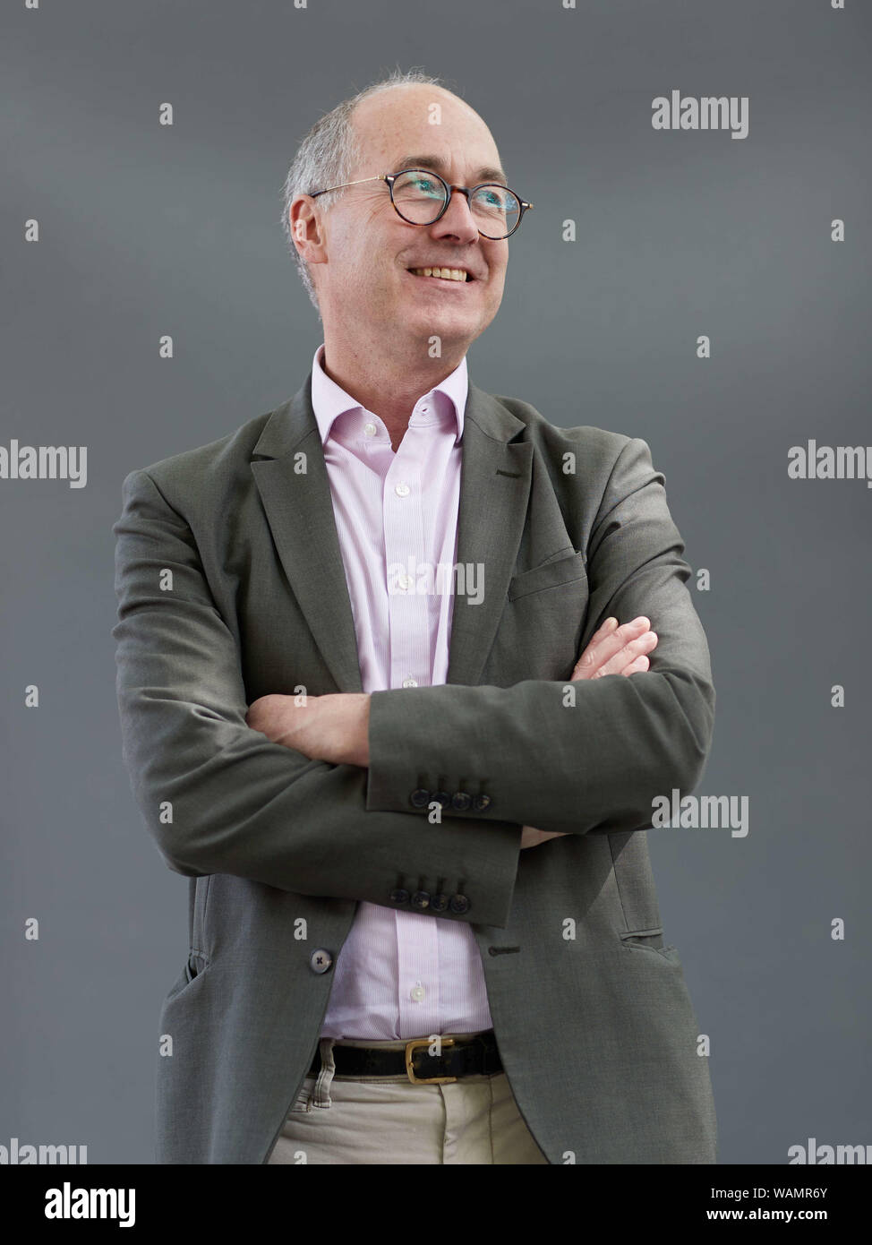 Edinburgh Scotland United Kingdom 21 August 19 Edinburgh International Book Festival Photo Call Toby Faber Credit Andrew Eaton Alamy Stock Photo Alamy