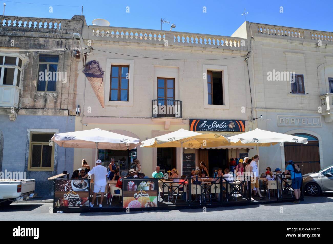 crystal palace pastizzeria in rabat m'dina malta Stock Photo