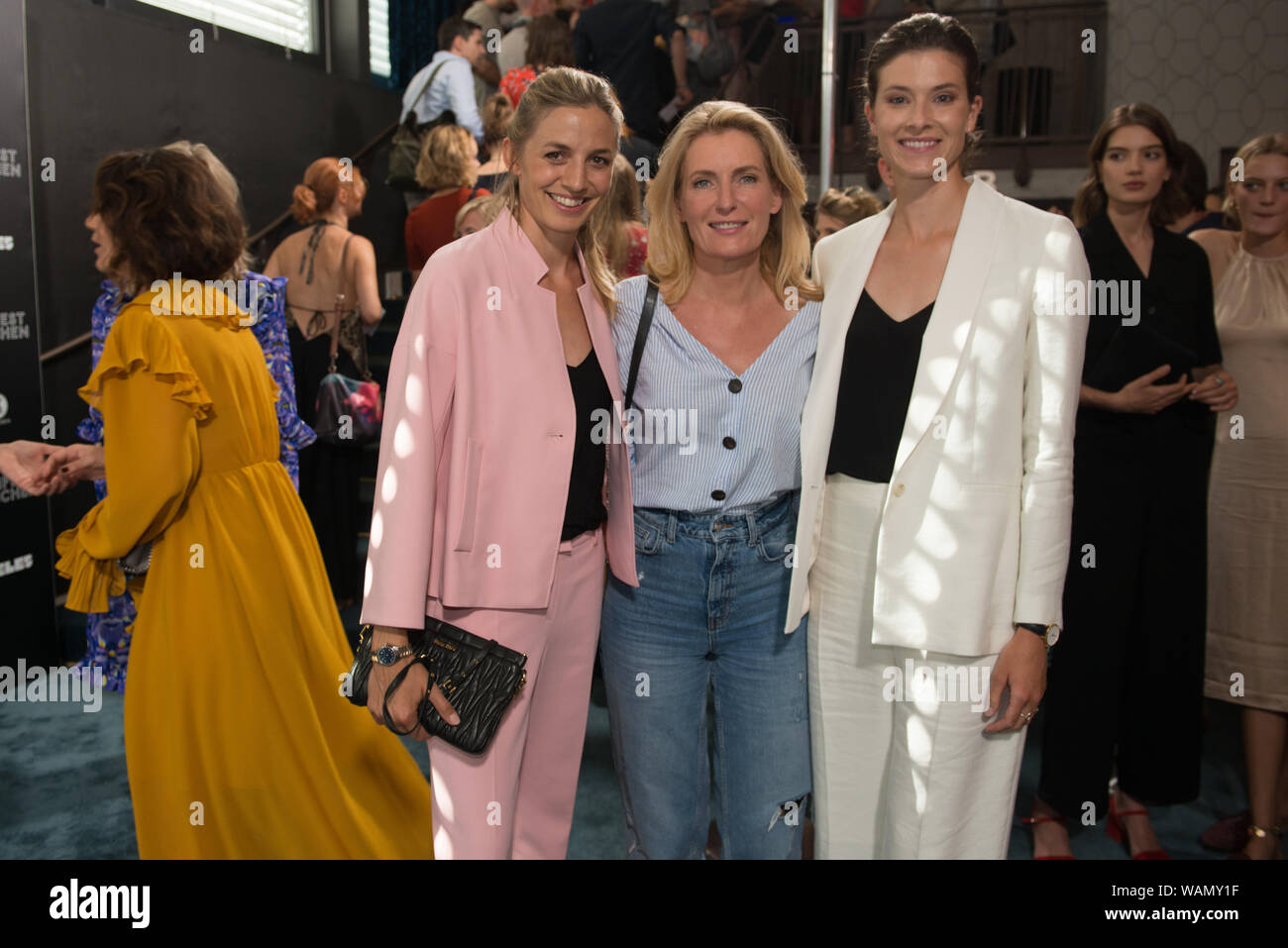 Producer and directors Leonie Stade, Annika Blendl , Maria Furtwängler, before the screening of their film All I Never Wanted at Filmfest München 2019 Stock Photo