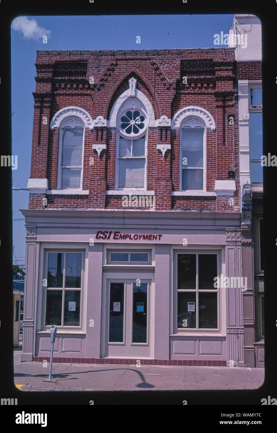 CSI Employment, Broadway, Fairfield, Iowa Stock Photo Alamy