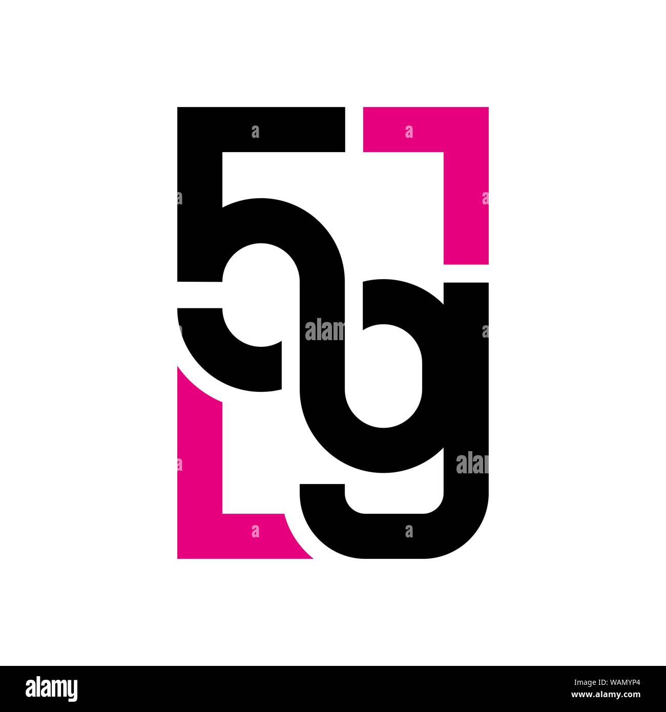 5G network wireless technology vector illustration. Highspeed mobile