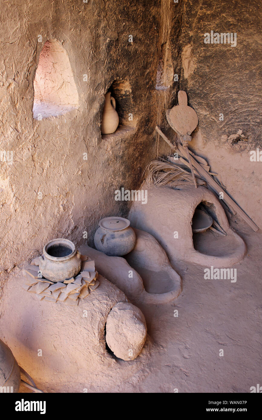 Traditional Berber Clay Ovens Stock Photo