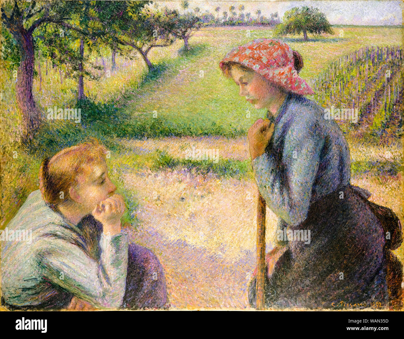 Two young peasant women hi-res stock photography and images - Alamy
