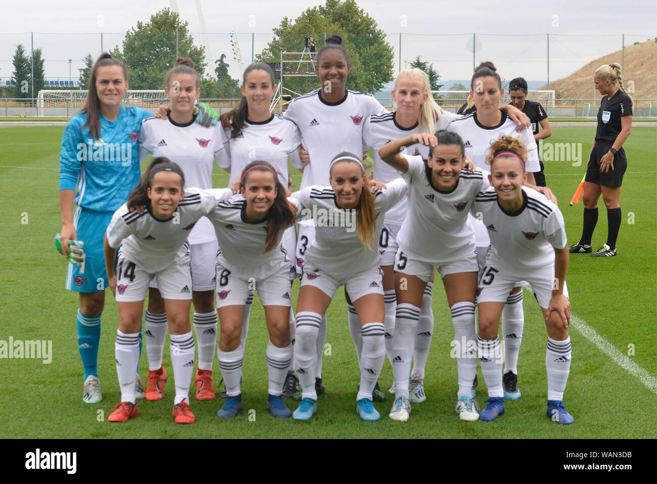 Madrid Spain 21st Aug 2002 Line Up Of Cd Tacon During The