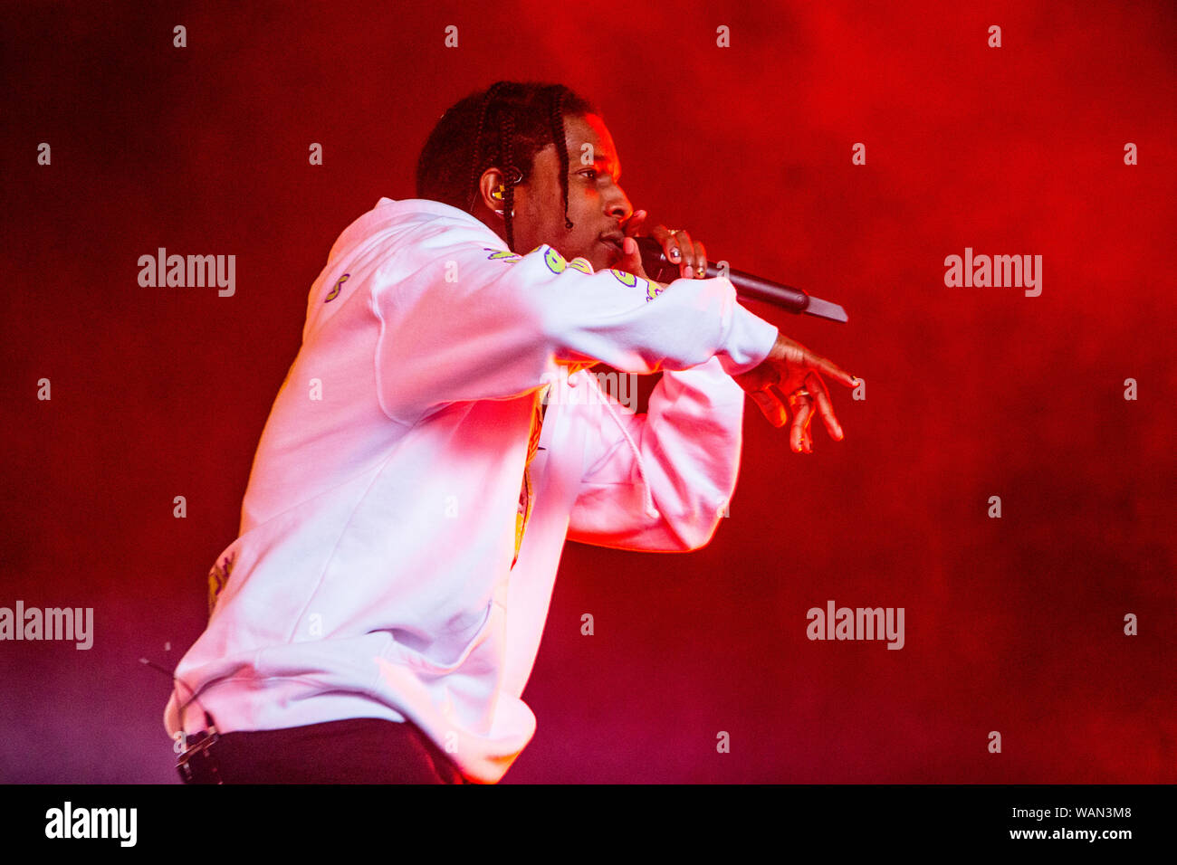 Biddinghuizen, Netherlands 18th august 2019 A$AP Rocky performs live at ...