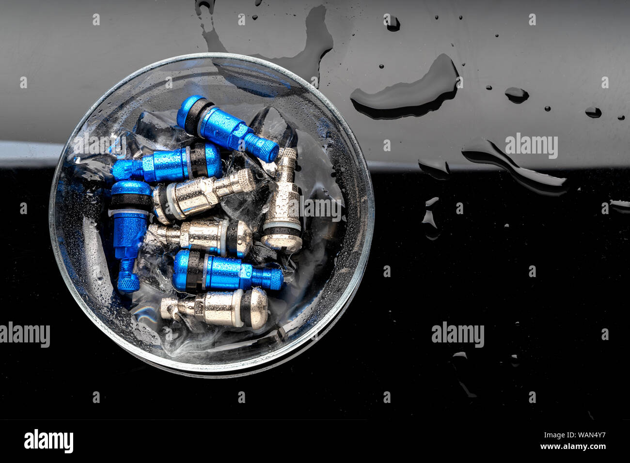 Metal tire valve , Clampin Tubeless Tyre Tire Wheel Schrader Valves