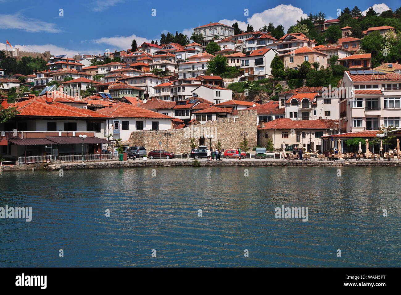 Orchid City In Macedonia On The Lake Stock Photo Alamy