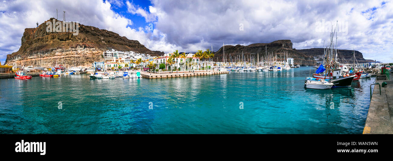 Puerto de puerto de mogan hi-res stock photography and images - Alamy