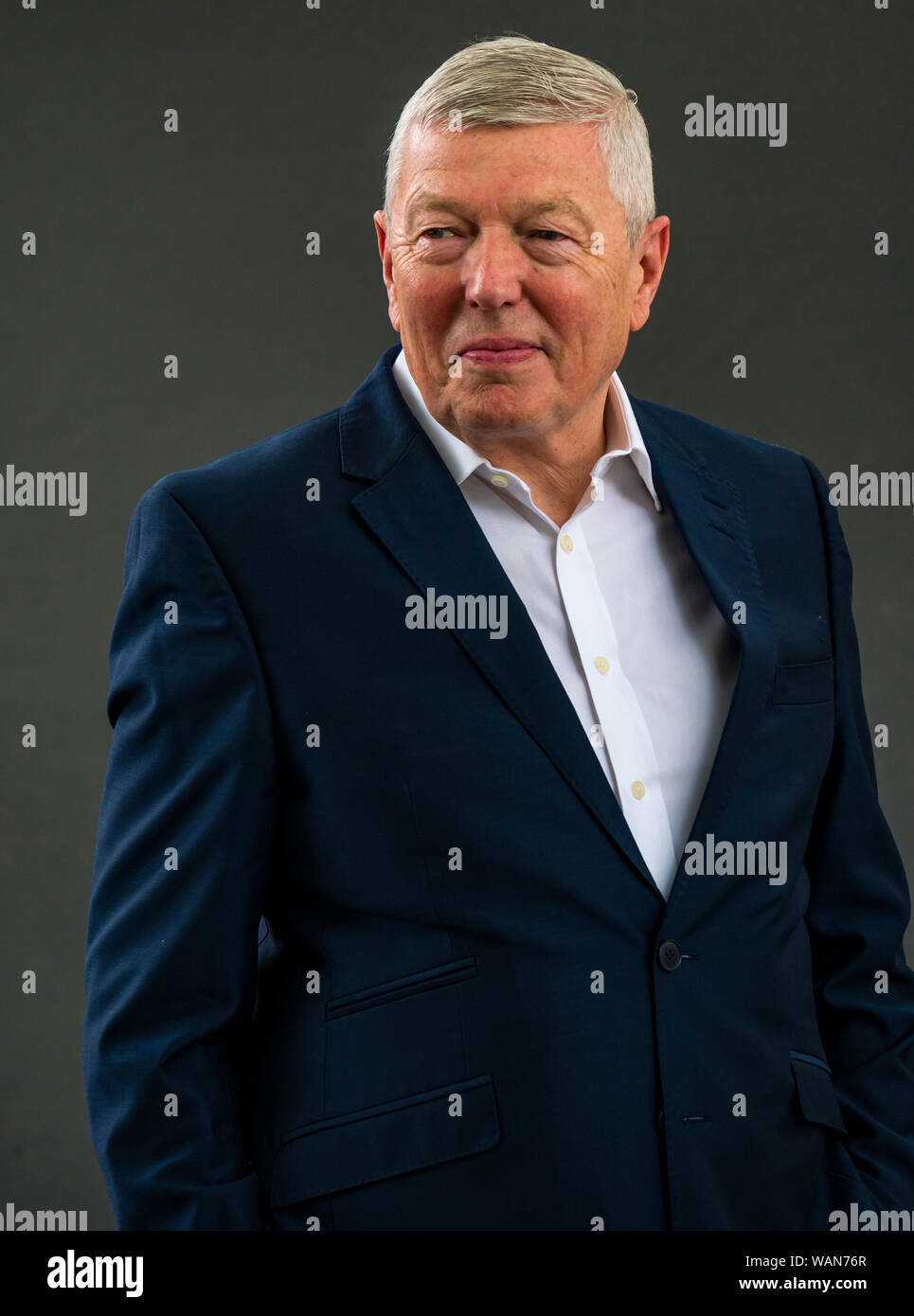 Edinburgh International Book Festival, Scotland, UK: Alan Johnson, Labour Party politician with roles as Home Secretary & Chancellor of the Exchequer, talks about his memoirs Stock Photo
