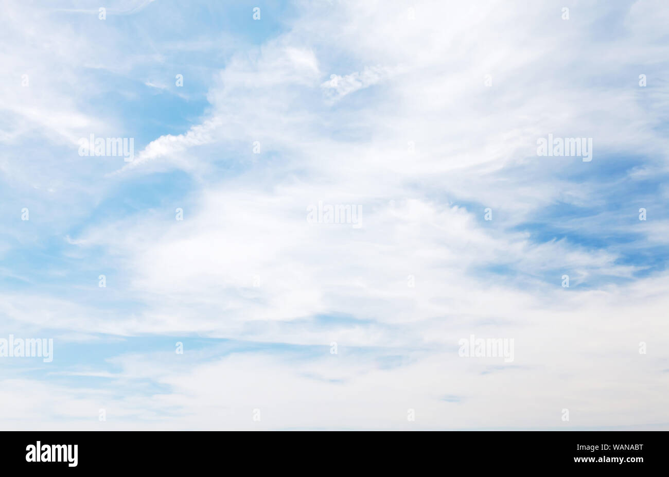 Blue sky and clouds with copy space Stock Photo - Alamy