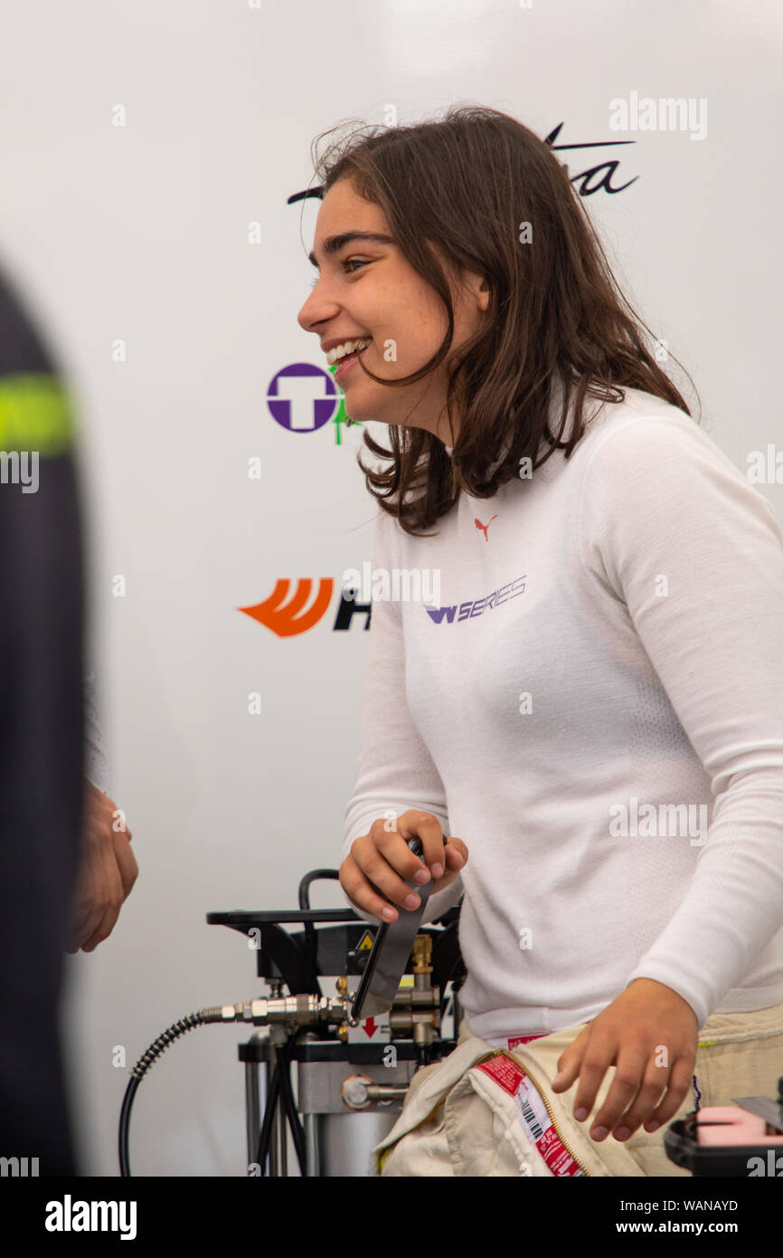 Jamie Chadwick In The Paddock On Race Day W Series Last Race Of jamie-chadwick-in-the-paddock-on-race-day-w-series-last-race-of
