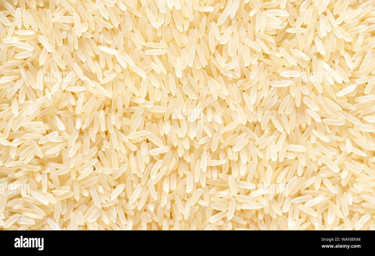 Rice grains background or texture. GlutenFree and healthy vegeterian