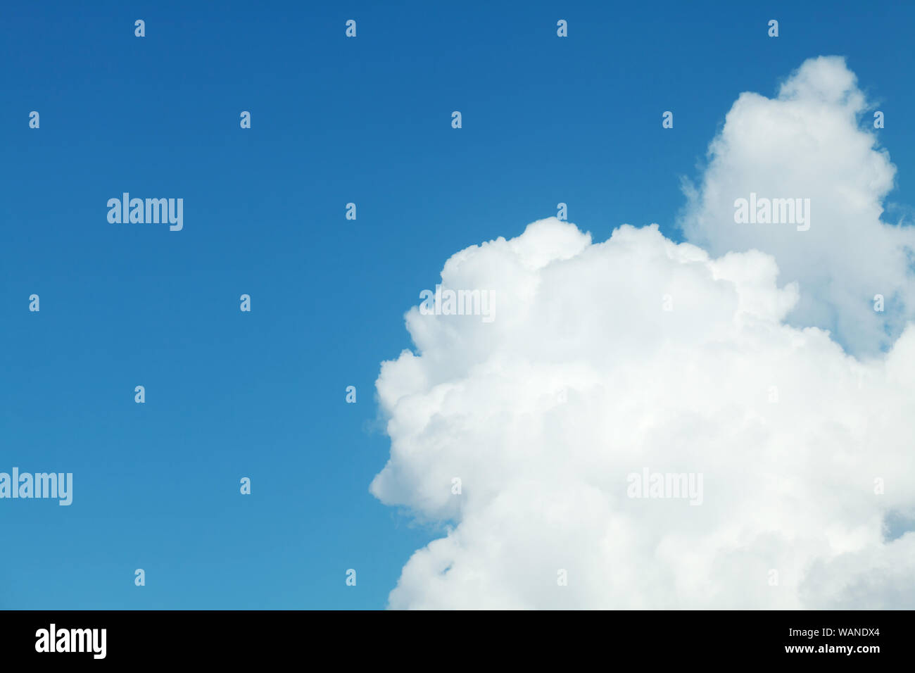 Blue sky and clouds with copy space Stock Photo - Alamy
