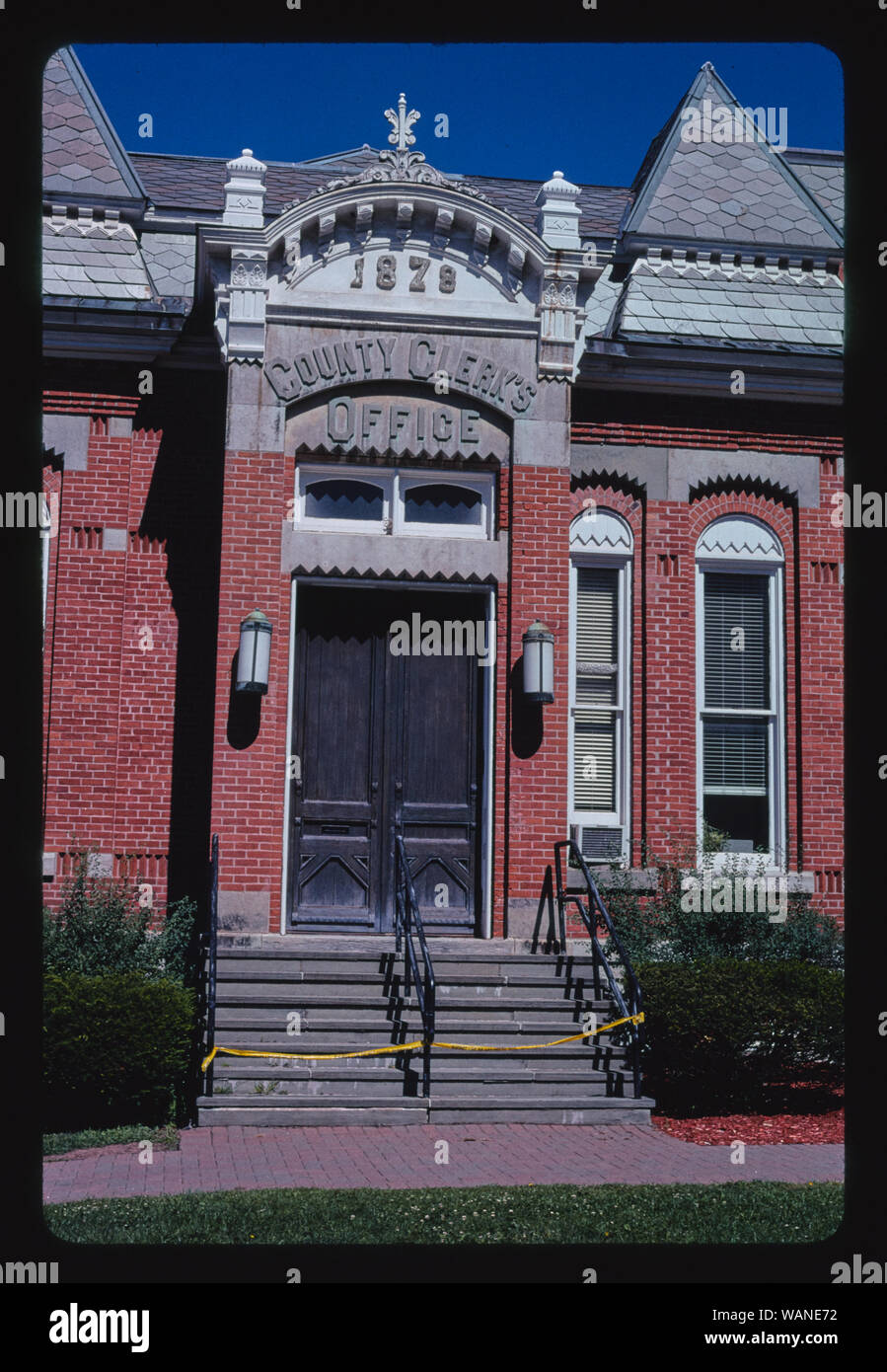 County Clerk's office, Village Green, Delhi, New York Stock Photo Alamy