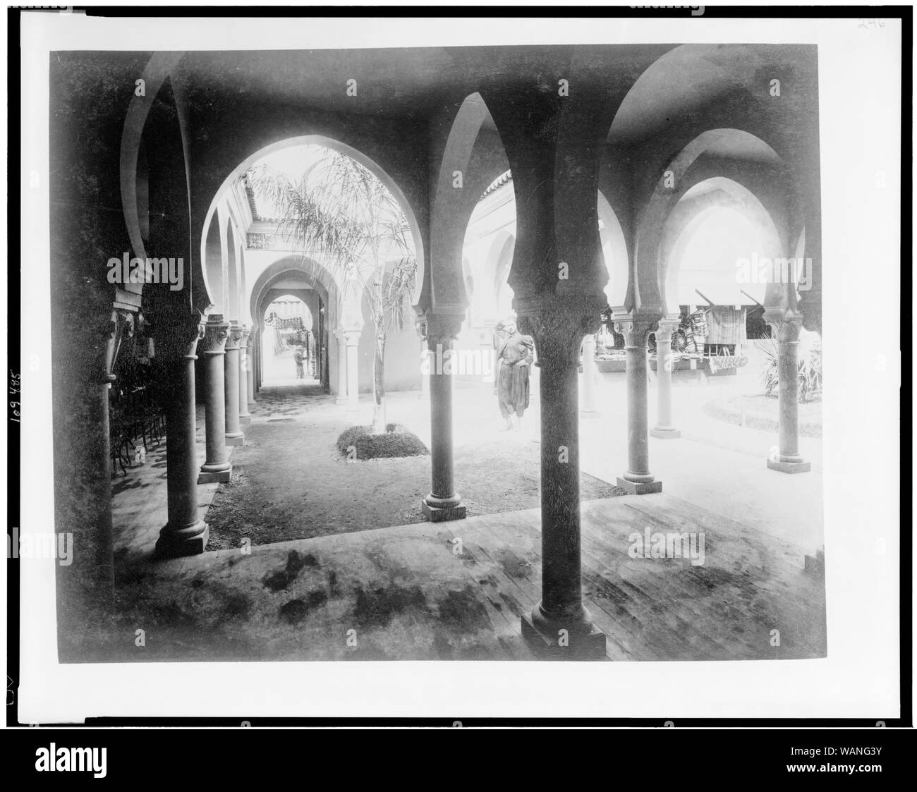 Tirage Argentique Vintage Exposition Coloniale 1931 Paris - Pavillon De La Tunisie - Format 8,5x11 Cm