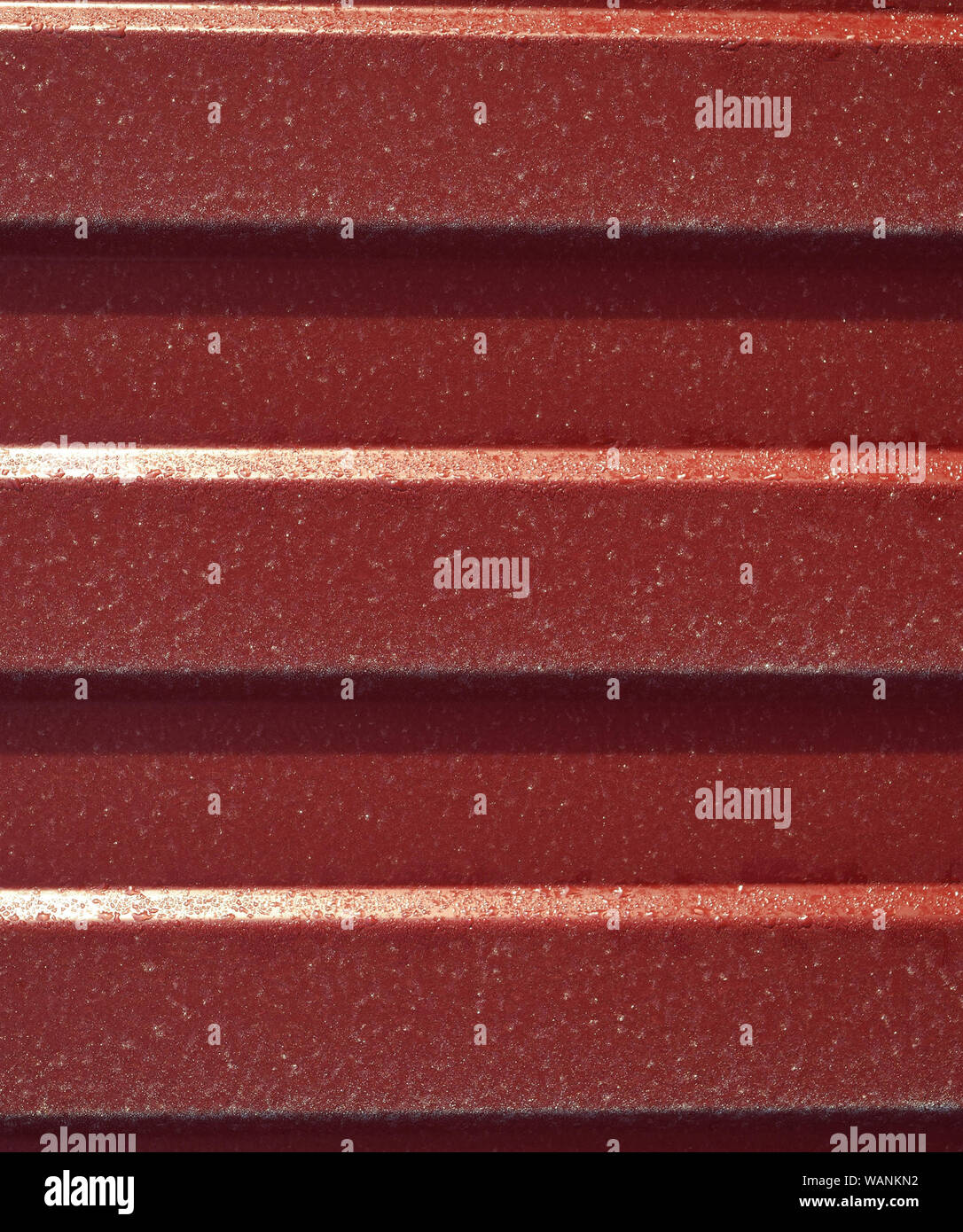 Diagonal pattern of metal profile. Fences from the galvanized iron ...