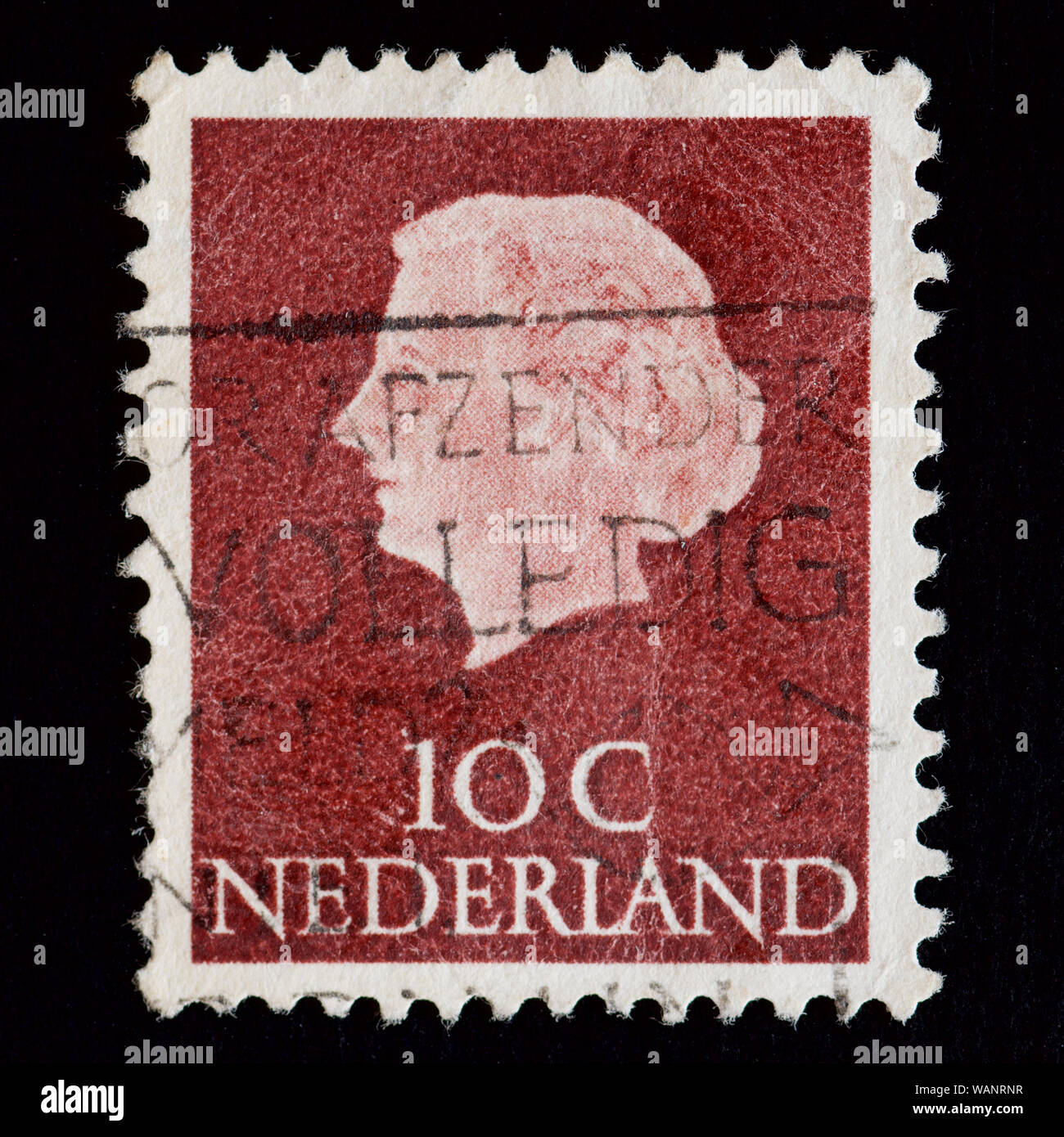Used franked nederland stamp hi-res stock photography and images - Alamy